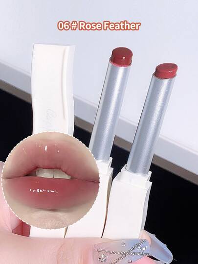 Cappuvini Moisturizing & Long-Lasting Lipstick-6Rose Feather