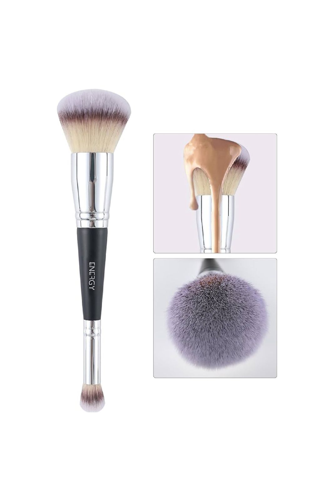 Foundation Brush with Circular Oblique Head