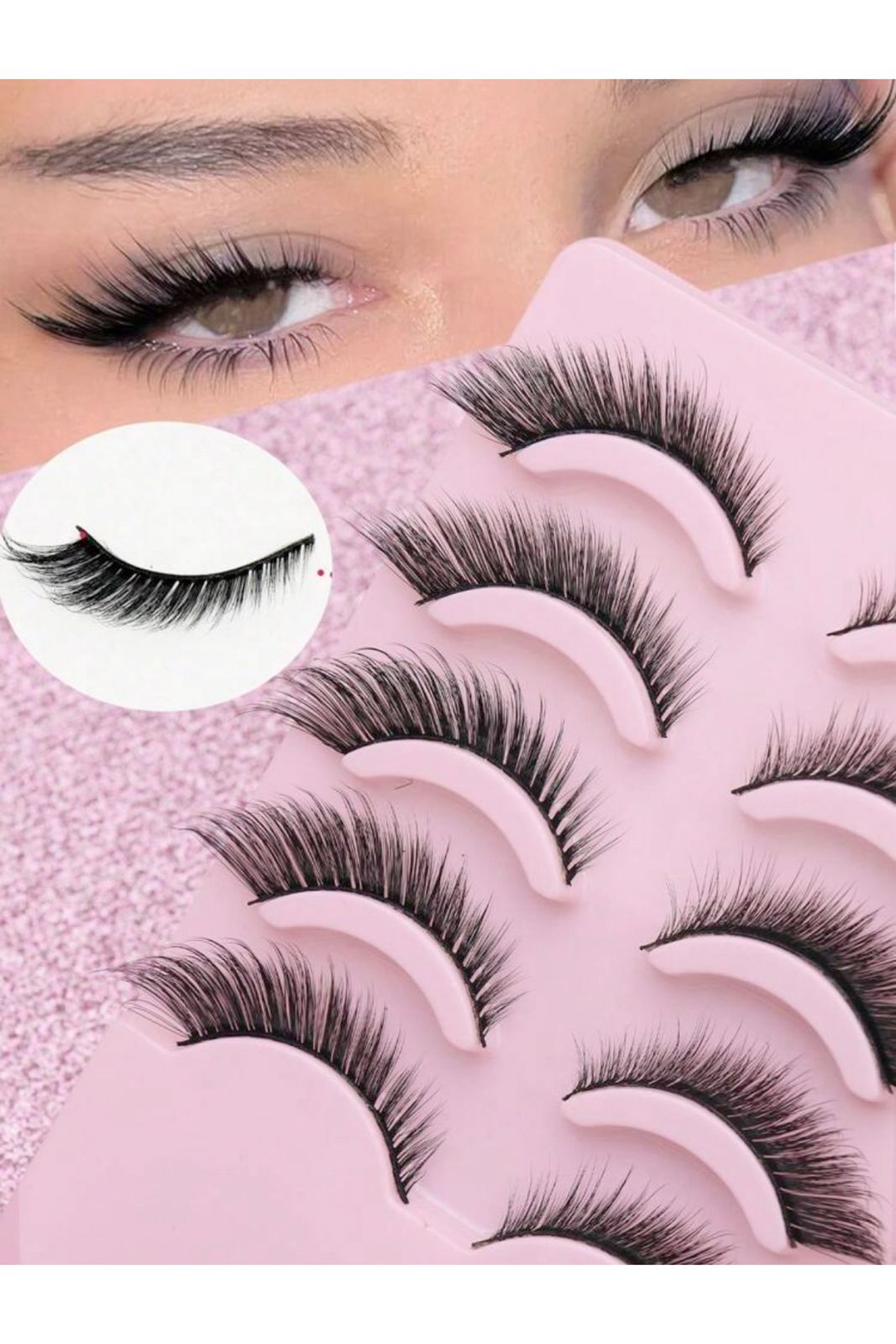 Ayrmilla lashes 5 pairs natural fales eyelashes