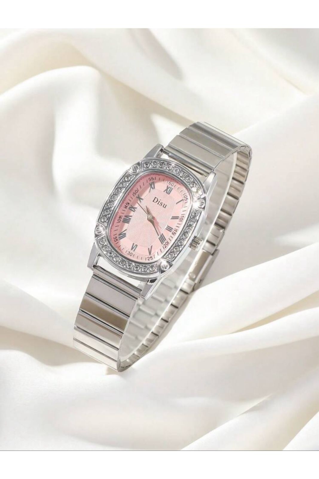 DISU Women’s Stainless Steel Silver  Bracelet Classic