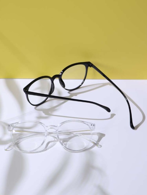 Women Plastic Round Frame