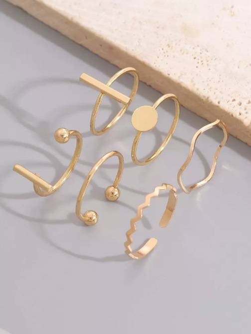 6pcs Ball Decor Ring