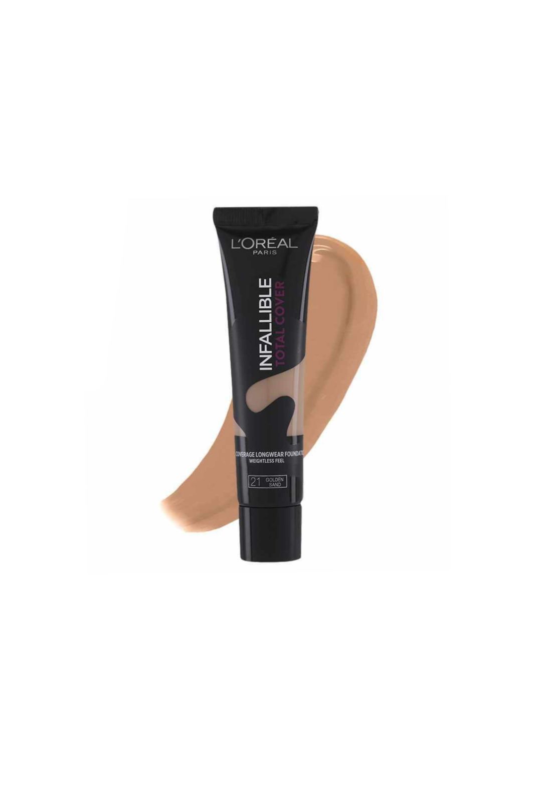 L'Oreal Paris Infallible Total Cover Foundation, Number 21, Golden Sand