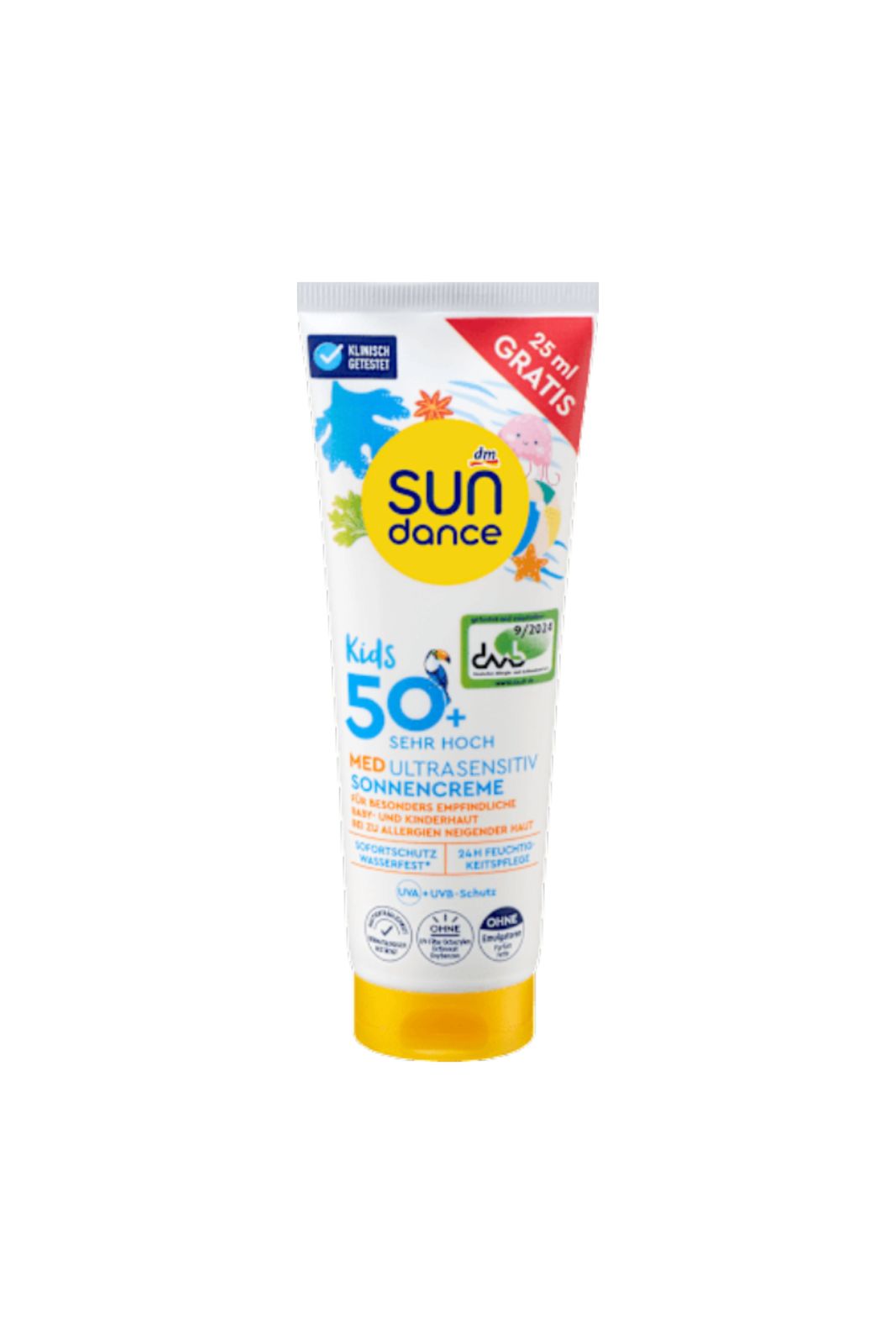 Kidsmedultrasensitiv Sunscreen Cream For Children Spf50+