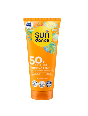Dm Sun Dance 50 Hoch Sonnencreme