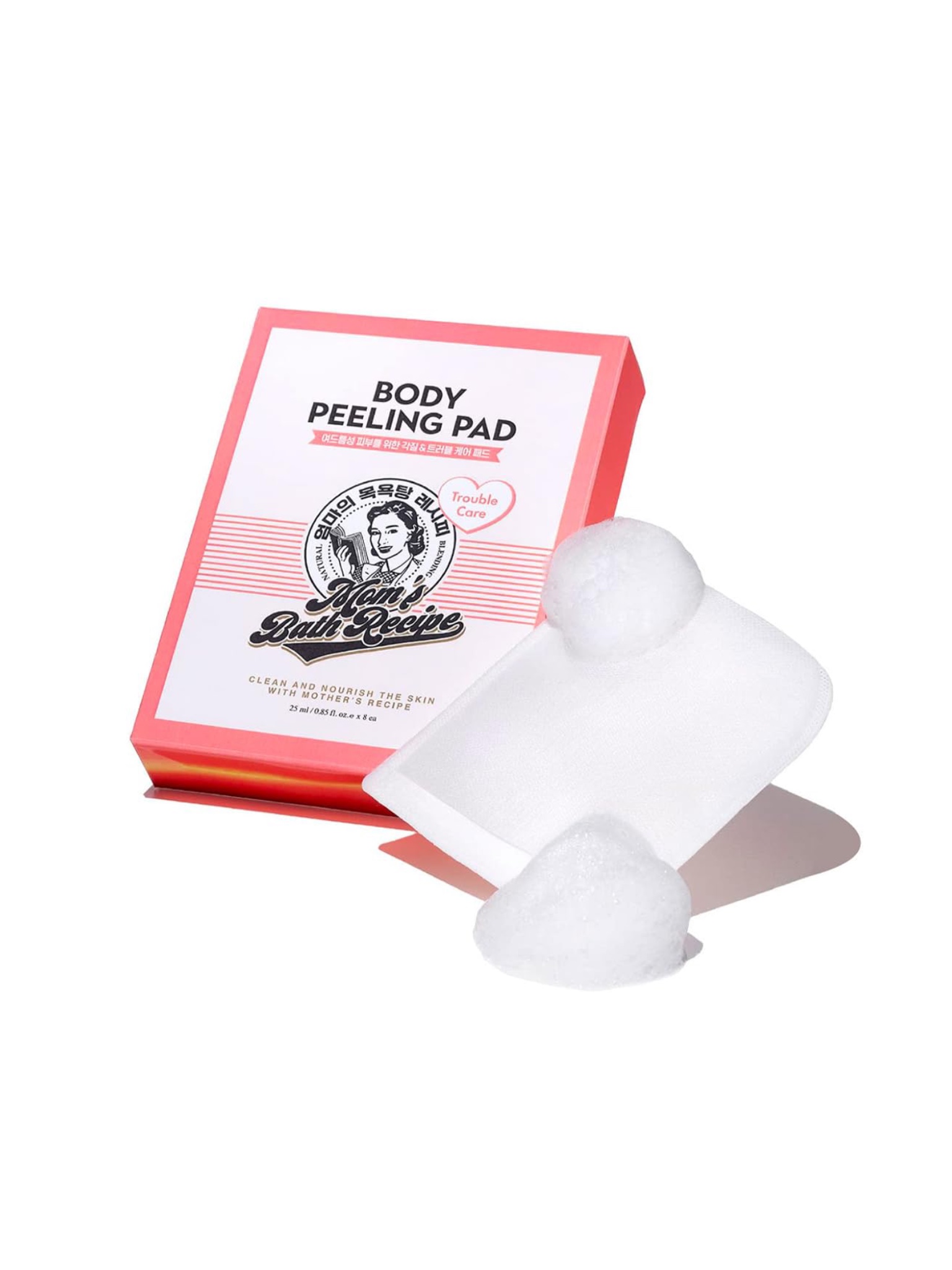 Mom’s Bath Recipe Body Peeling Pad Trouble Care