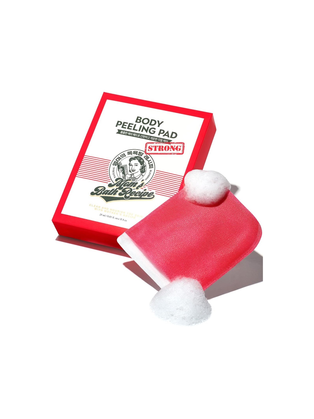 Mom’s Bath Recipe Body Peeling Pad Strong