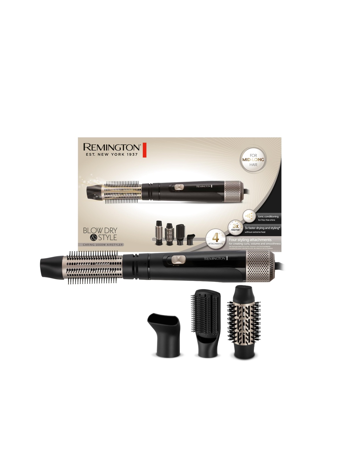 Remington Blow Dry and Style Caring 1000W Airstyler