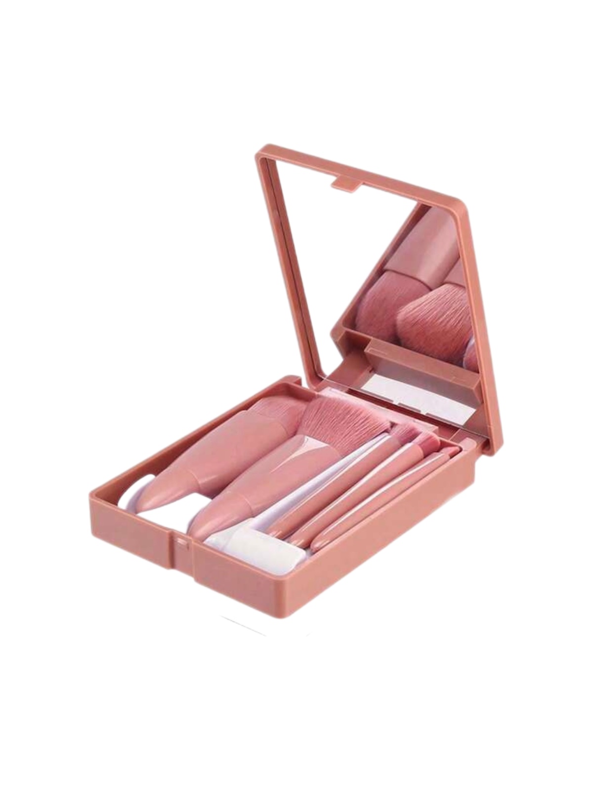 1 Set Makeup Brush Set with Mirror(Travel Makeup Kit)