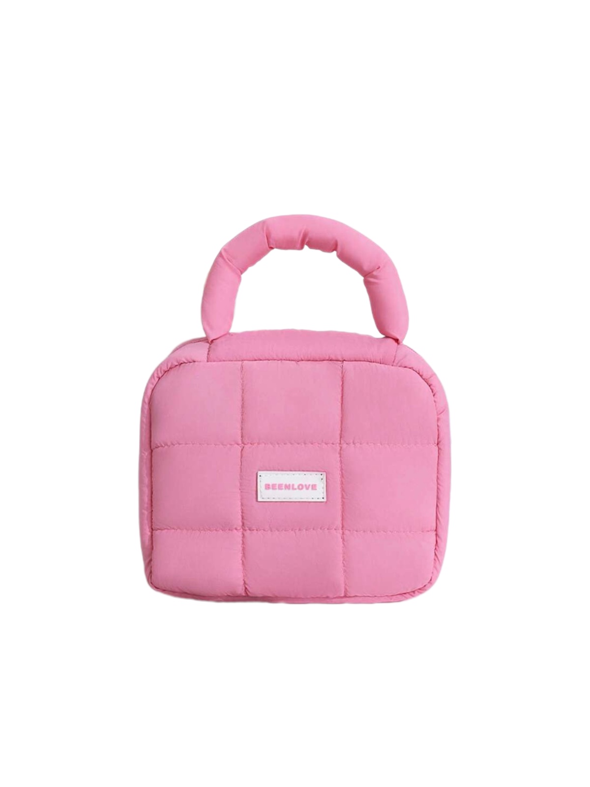 1pc Portable Cosmetic Bag (rose red)