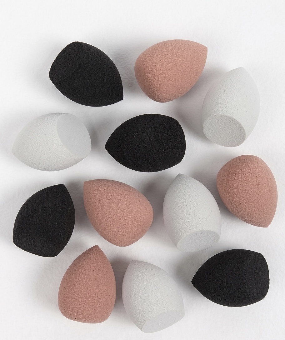 12pcs Large Random Color Makeup Sponge Eggs