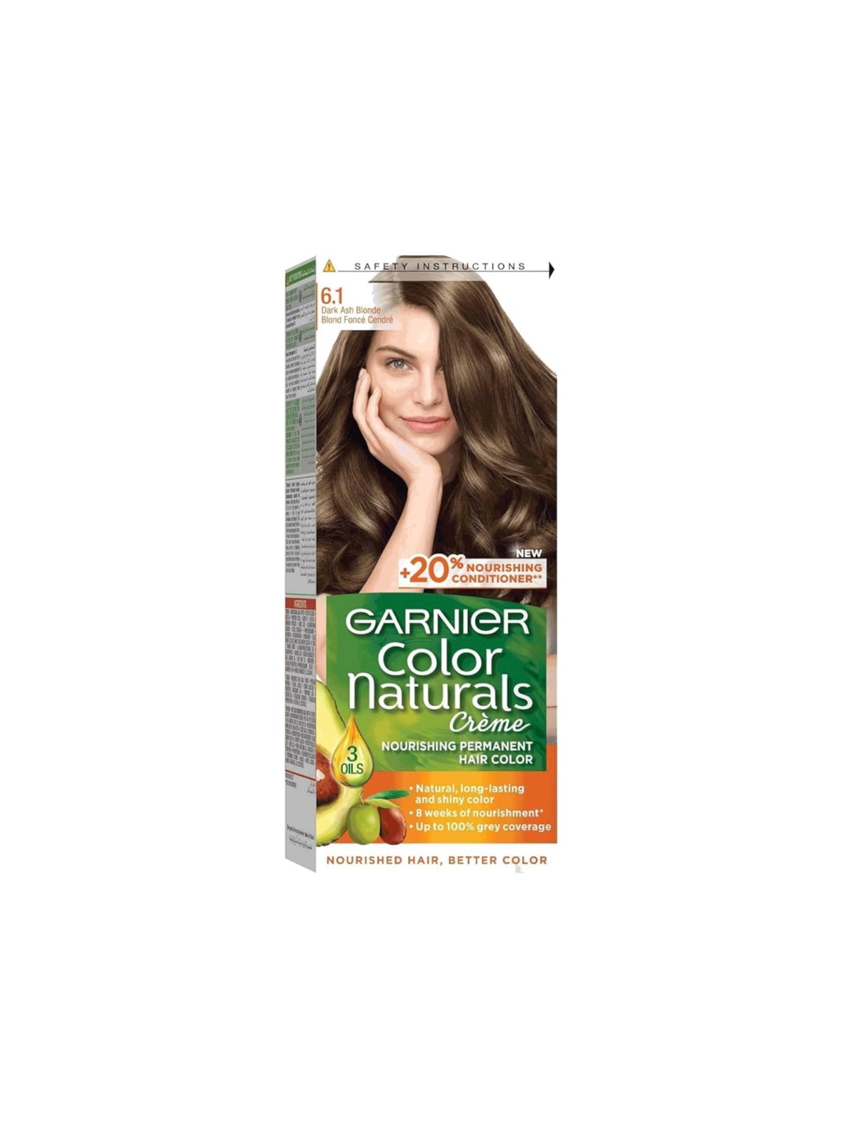 Garnier Color Naturals 6.1 Dark Ash Blonde
