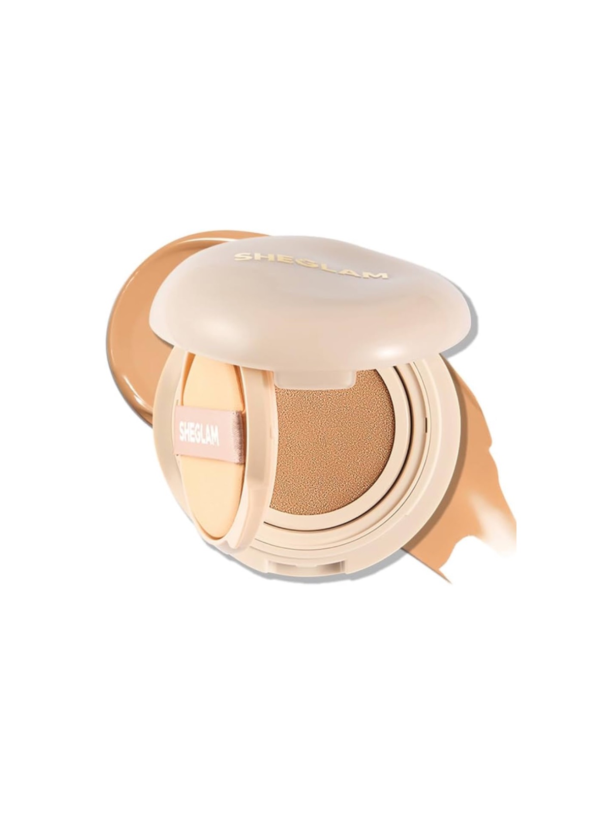 SHEGLAM Lock & Go Long-Lasting Cushion Foundation - Warming Peach