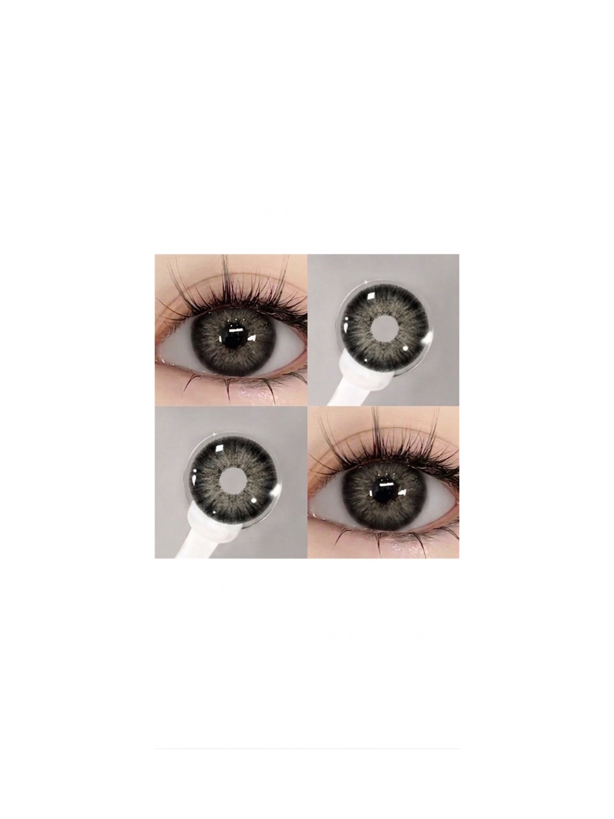 EYESHARE Colored Contact Lenses - Black (1 Year)