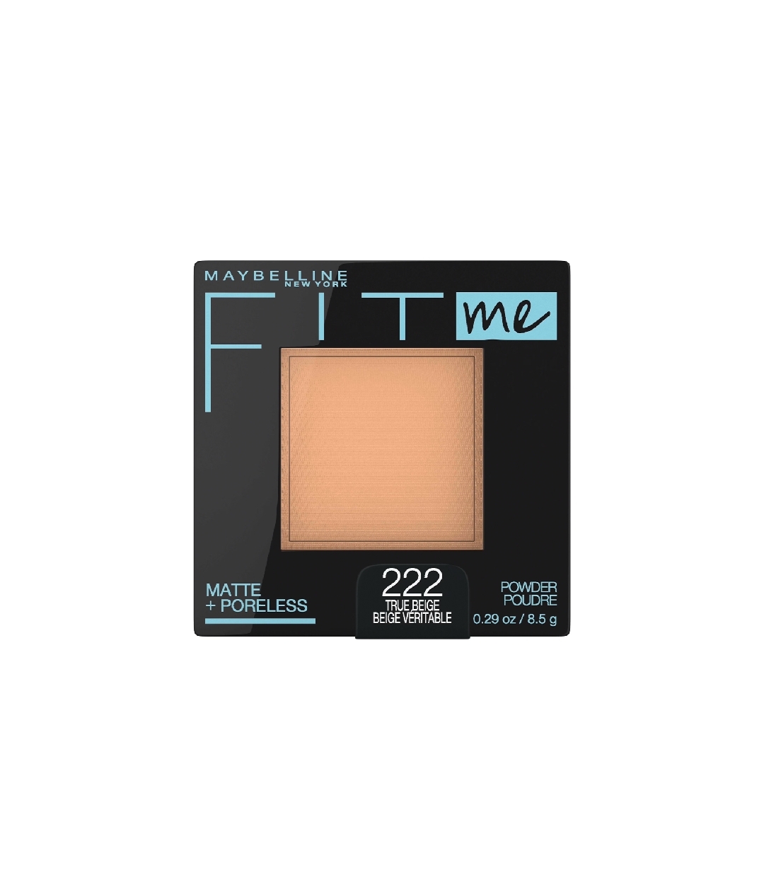 Maybelline FIT ME MATTE+PORELESS powder - True Beige Veritable 222