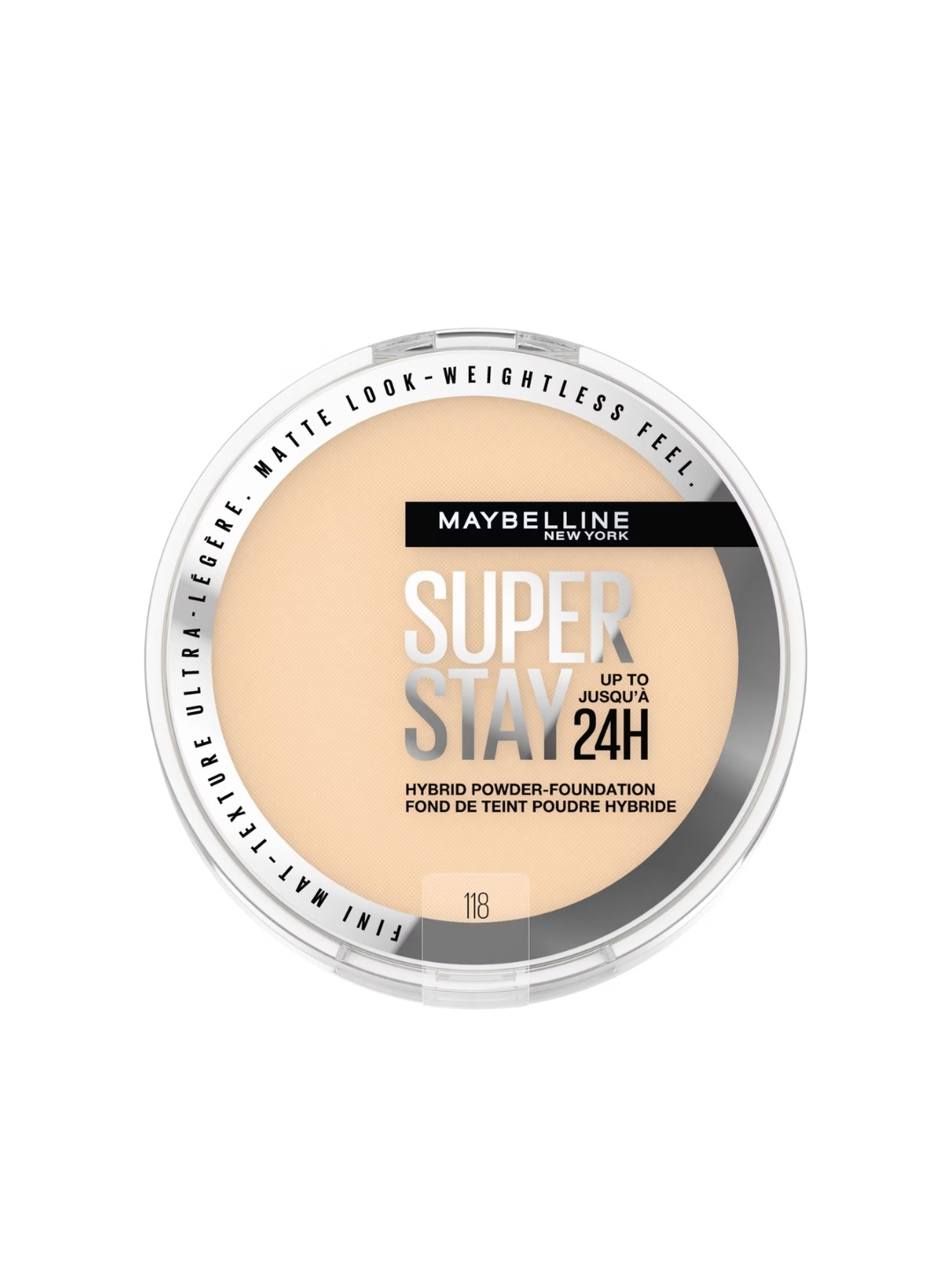 Maybelline Super Stay Up to 24HR Hybrid Powder Foundation - 118