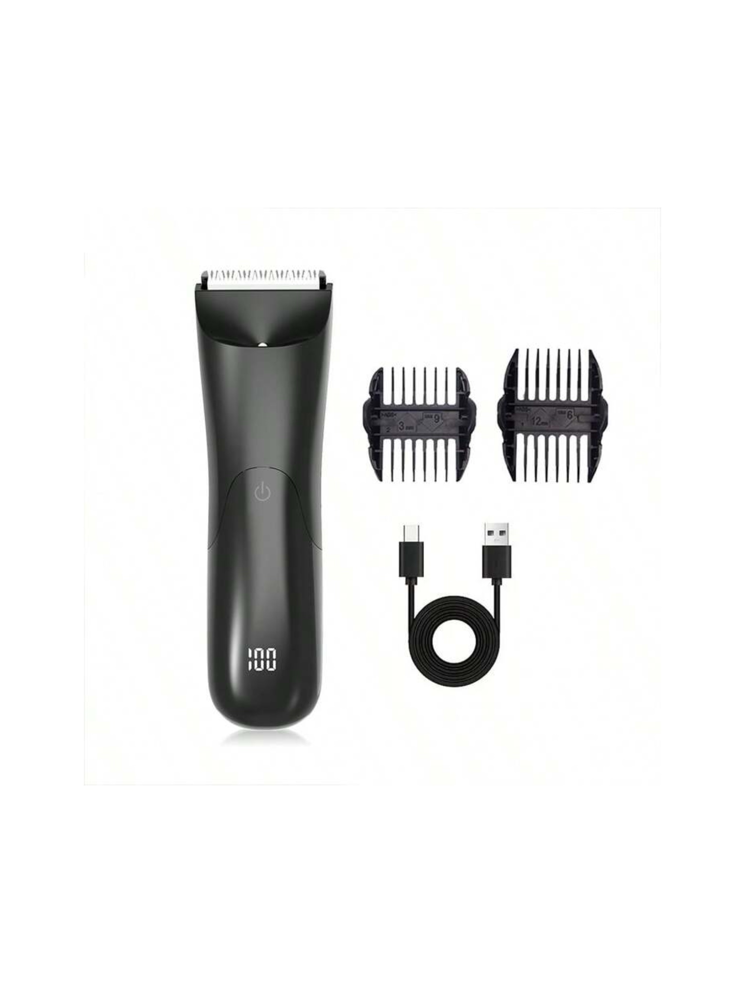 Men's Electric Body Hair Trimmer Shaver - 500mAh