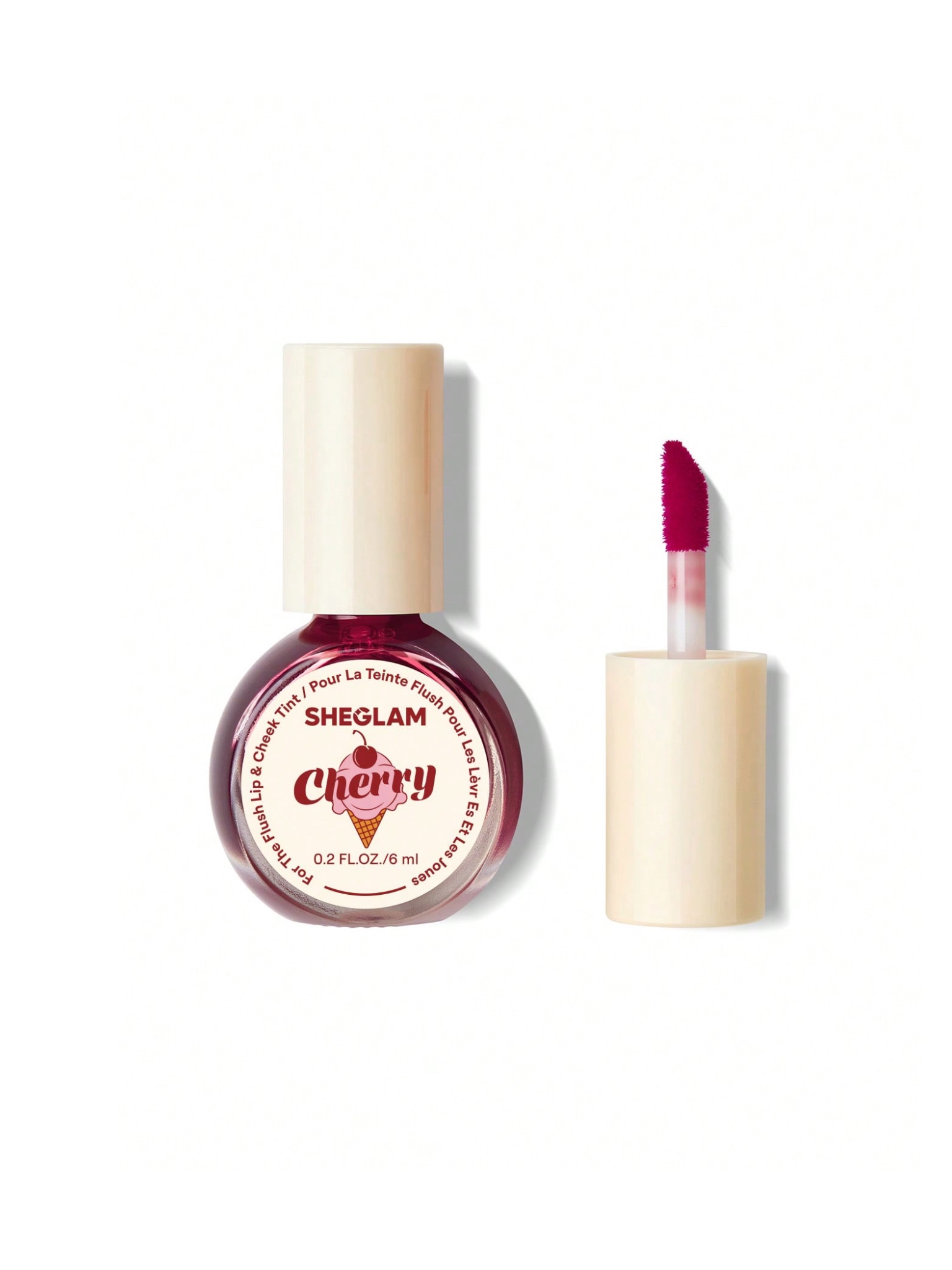 SHEGLAM For The Flush Lip & Cheek Tint - Cherry Picked