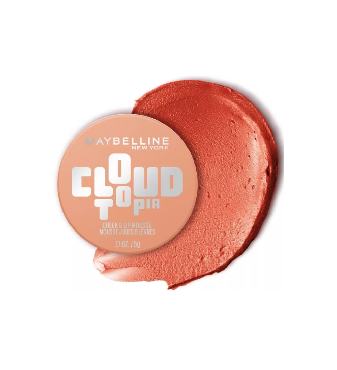 Maybelline Cloudtopia Lip and Cheek Mousse Blush - Solar Serenity 10