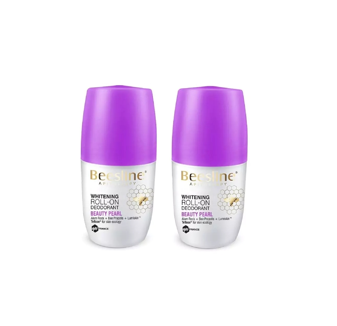 Beesline Whitening Deodorant Roll Beauty Pearl 1+1 50ml