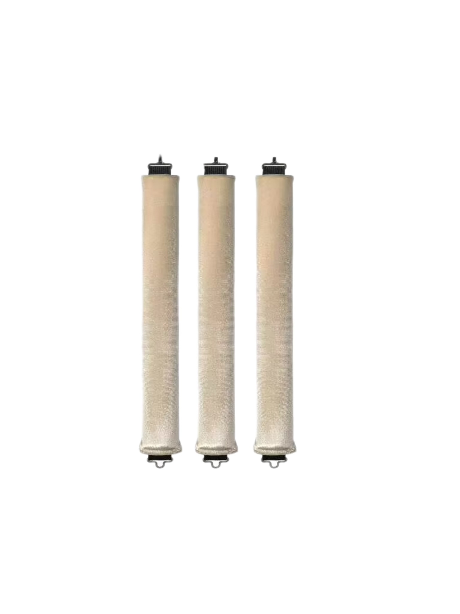 3pcs Velvet Heatless Hair Curler Set