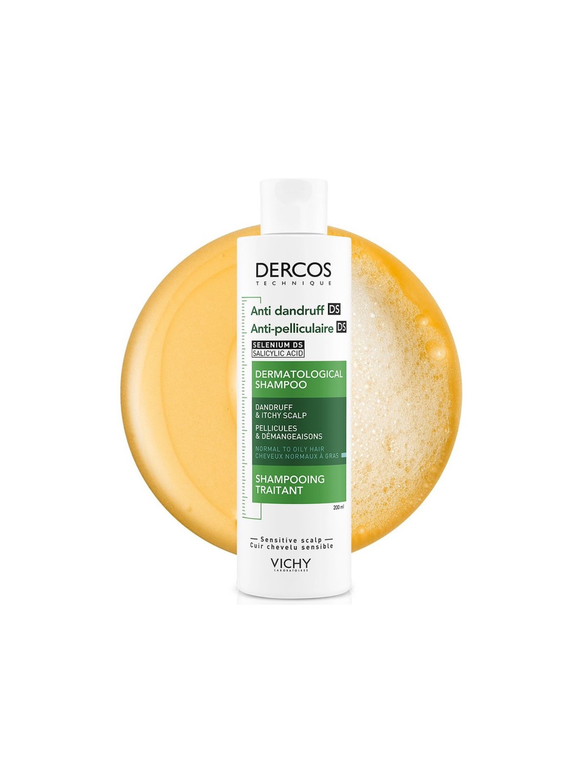 Vichy Dercos Technique Anti-Dandruff Dermatological Shampoo