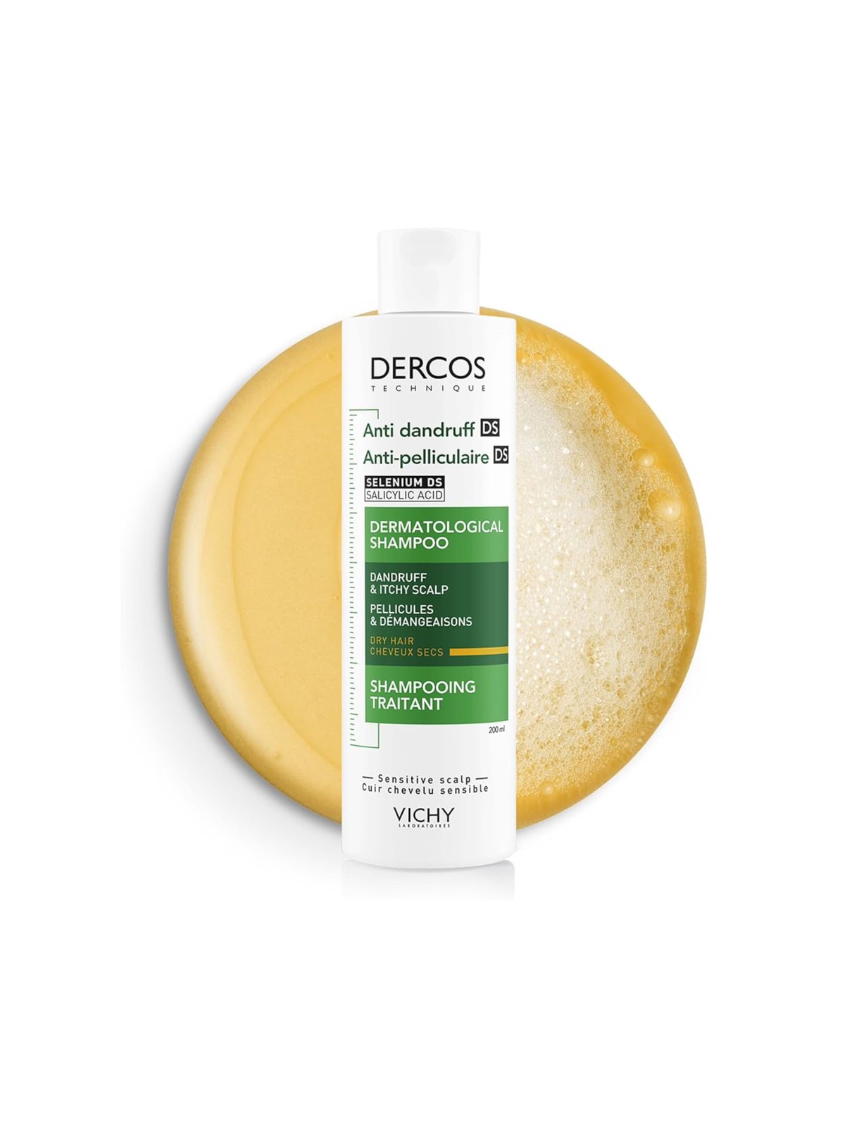 Vichy Dercos Technique Anti-Dandruff Shampoo for Dry Hair