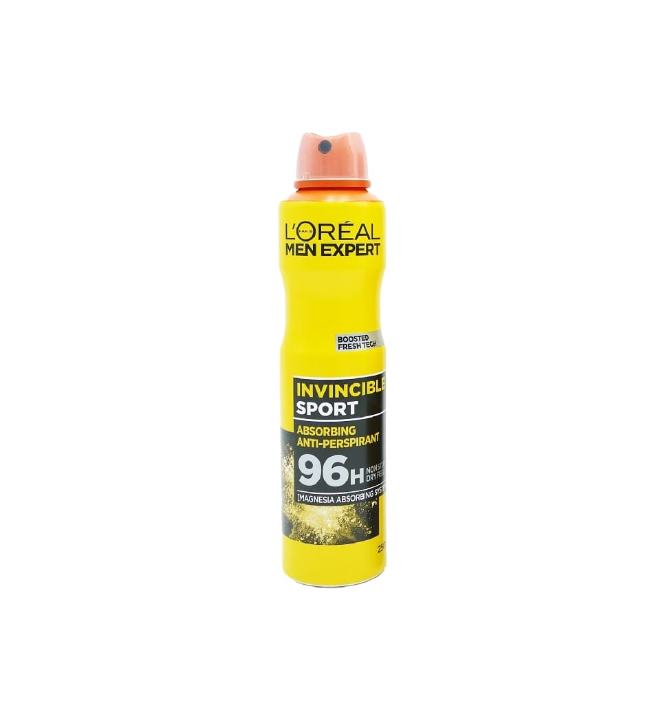 Lorael Invincible Sport 96H Anti-Perspirant Deodorant - 250ml