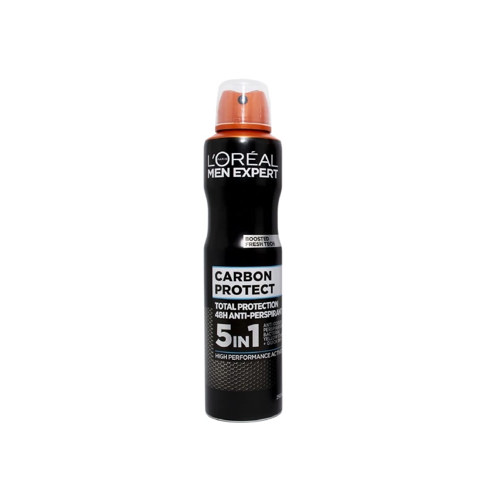 Lorael Spray Deodorant Carbon Protect - 250 ml