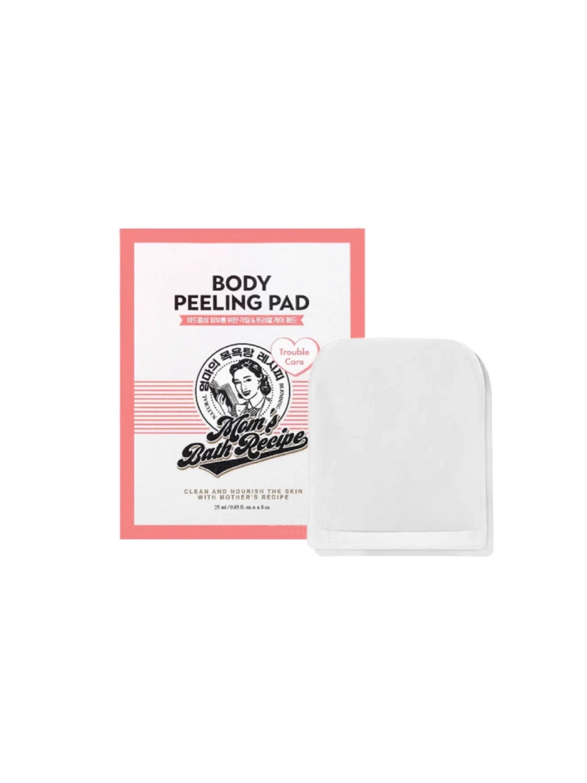 Mom's Bath Recipe Body Peeling Pad Trouble Care