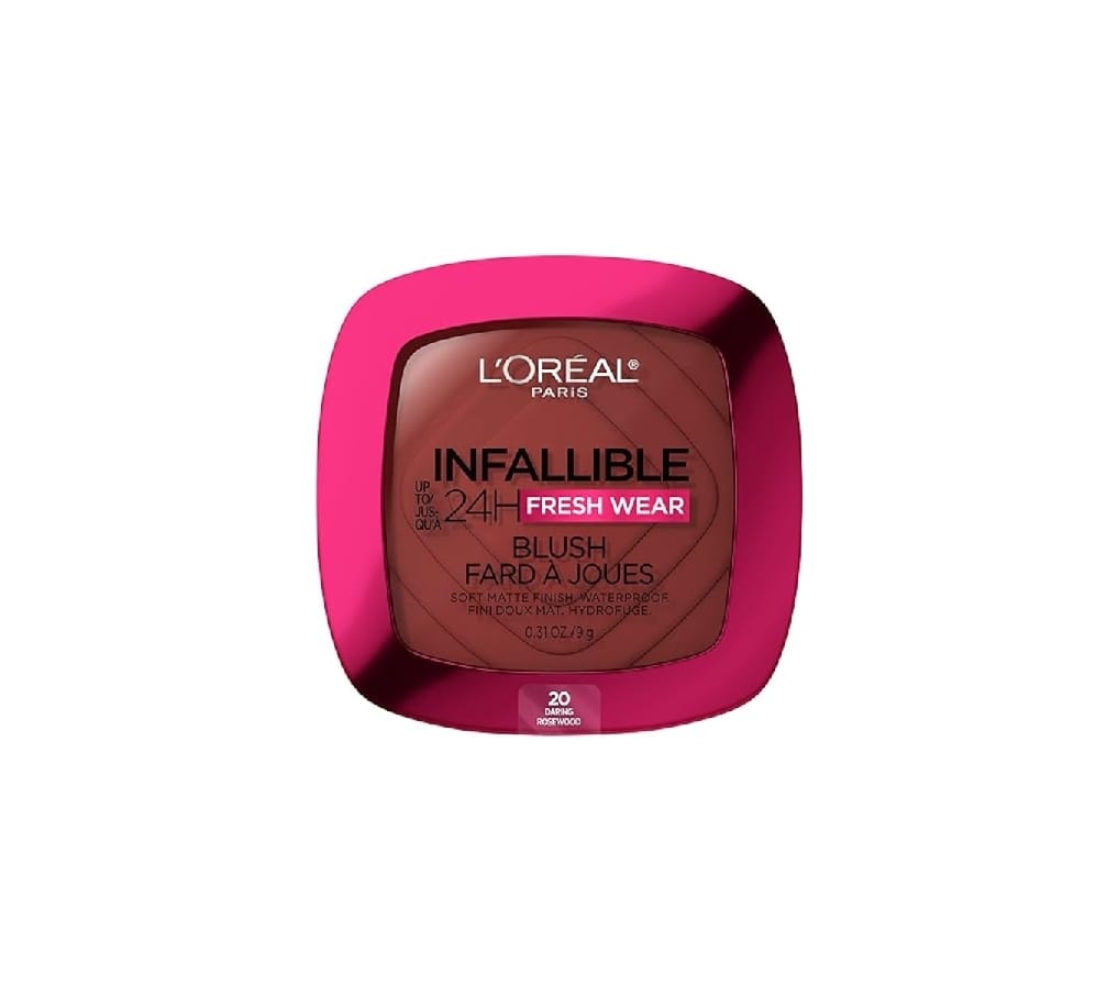 Lorael Infallible Up to 24H Fresh Wear Blush Powder - Daring Rosewood 20