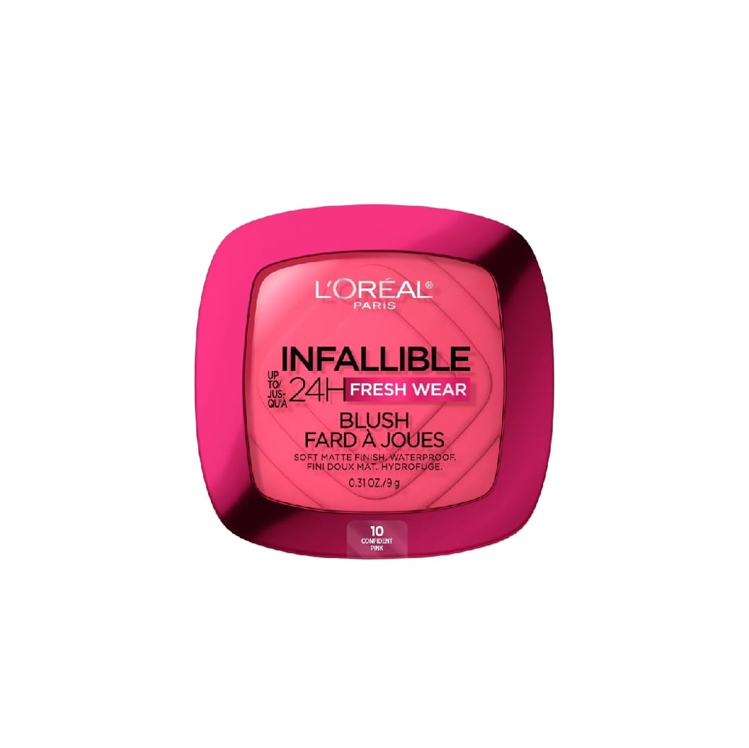 Lorael Infallible Up to 24H Fresh Wear Blush Powder - Confident Pink 10