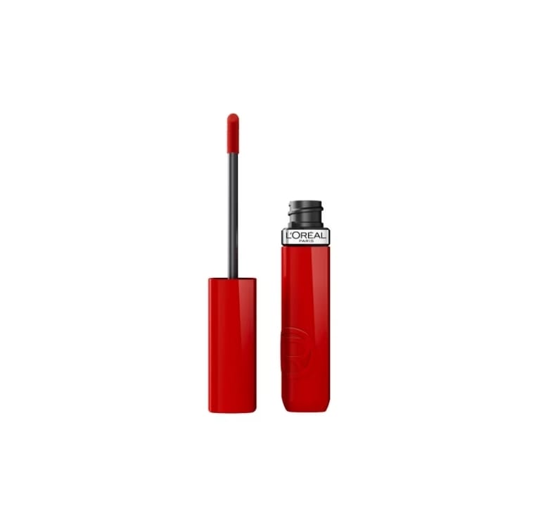Lorael Infallible Lacque Resistance Liquid Lipstick : 415 Red Bisou