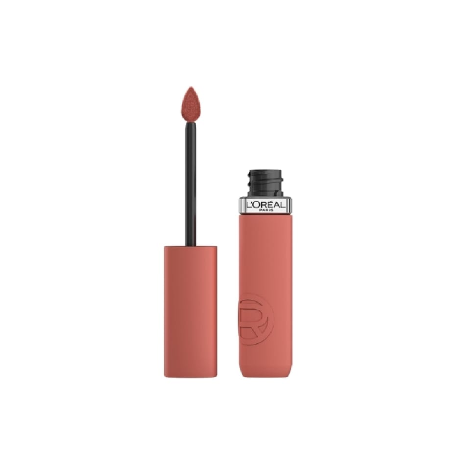 Lorael Infallible Lacque Resistance Liquid Lipstick : 630 Rose Heat