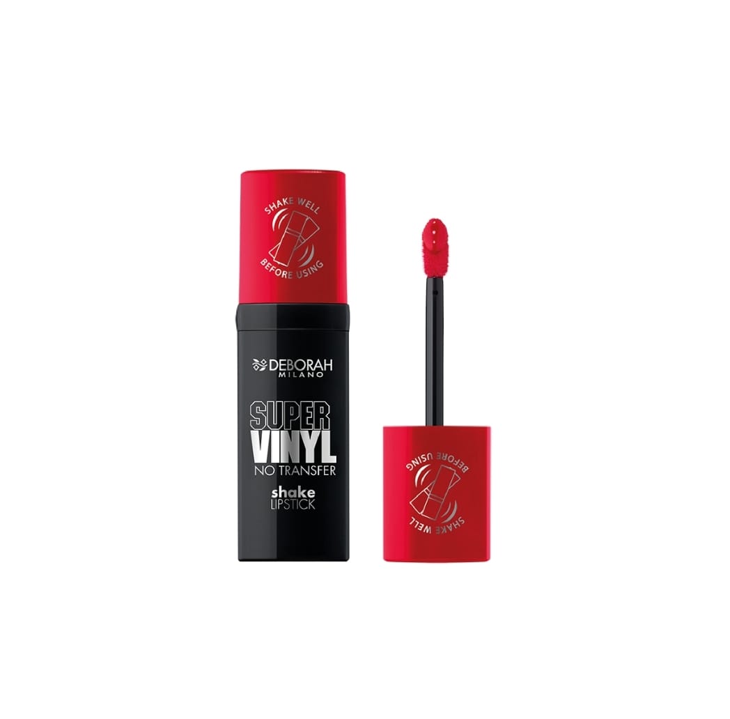 Deborah SUPER VINYL NO TRANSFER SHAKE LIPSTICK - 04 SIGNATURE RED