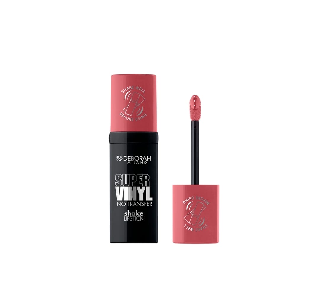 Deborah SUPER VINYL NO TRANSFER SHAKE LIPSTICK - 01 ROSE