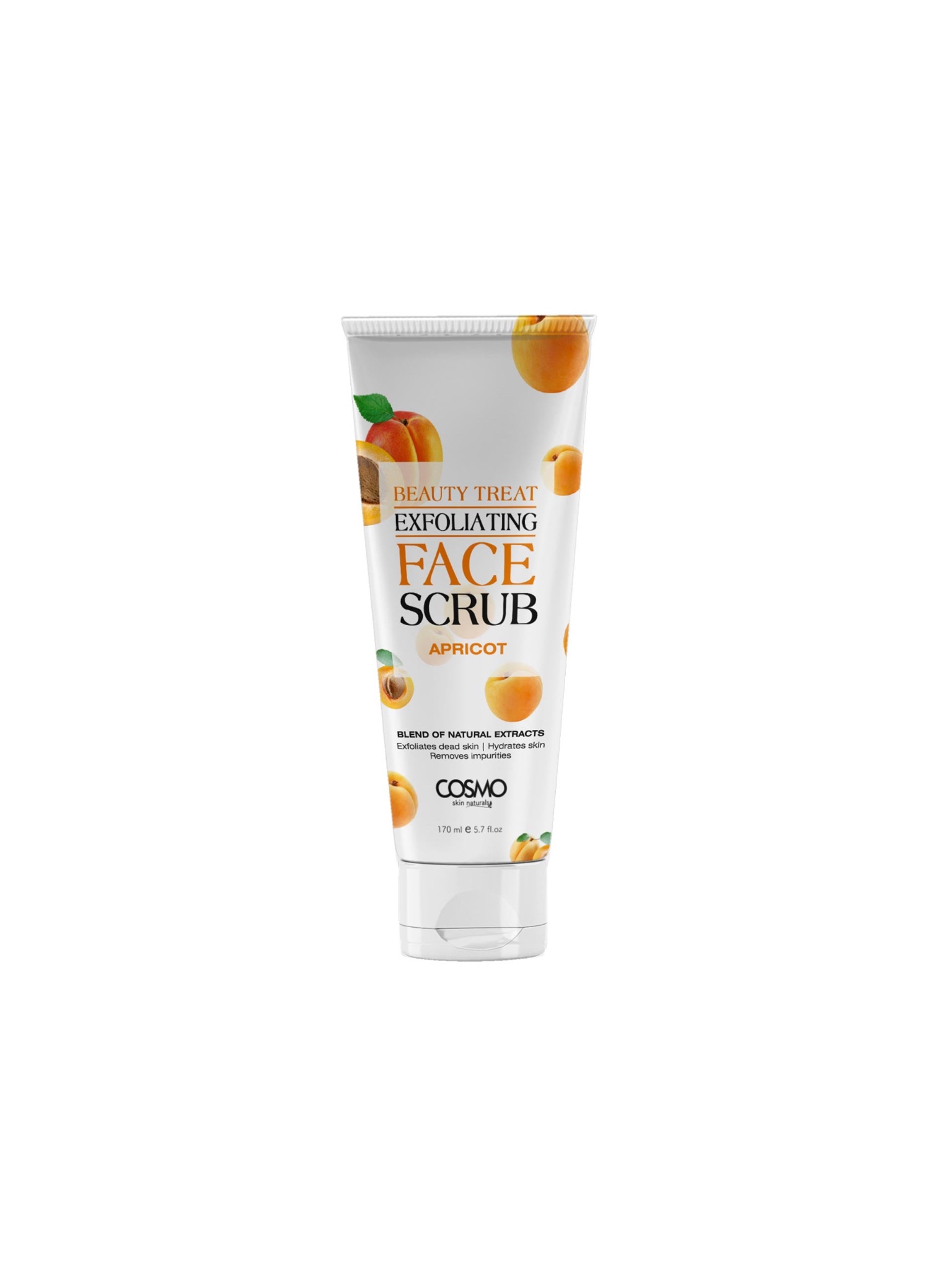 Cosmo Glow Natural Gentle Exfoliating Apricot Face Scrub