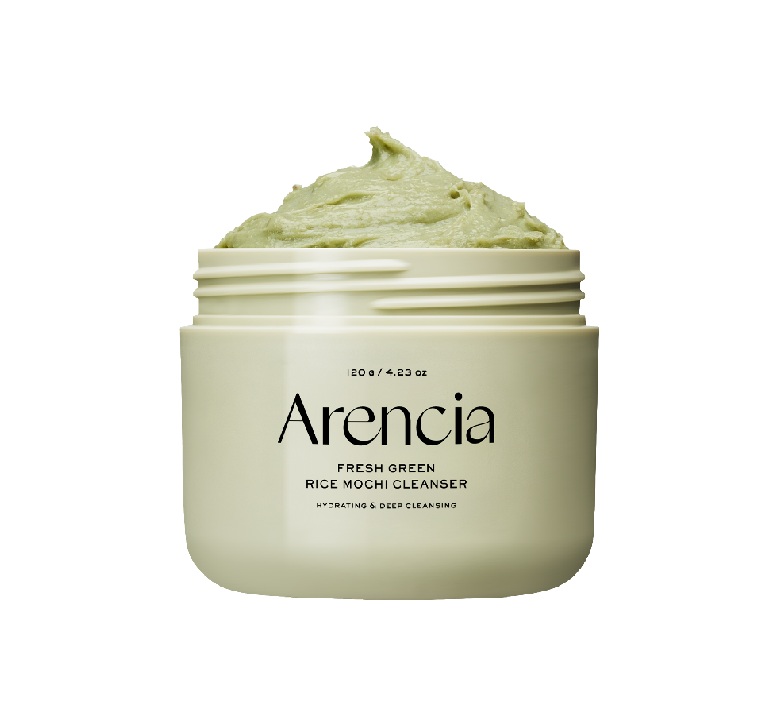 Arencia Fresh Green Rice Mochi Cleanser, Gentle Daily Cleanser for Congestion-Prone Skin